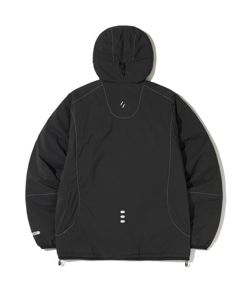 REFLECTIVE STITCH PRIMALOFT INSULATION JACKET_BLACK_WOL085