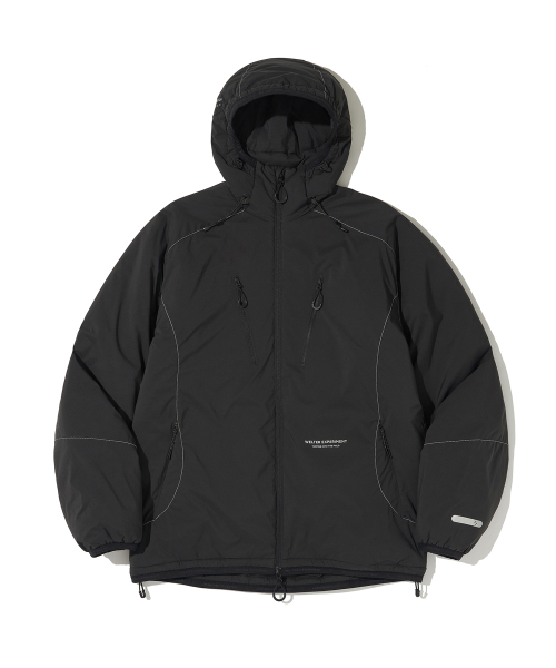 REFLECTIVE STITCH PRIMALOFT INSULATION JACKET_BLACK_WOL085