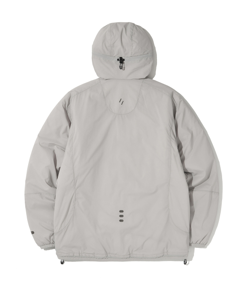 REFLECTIVE STITCH PRIMALOFT INSULATION JACKET LIGHT GRAY_WOL086