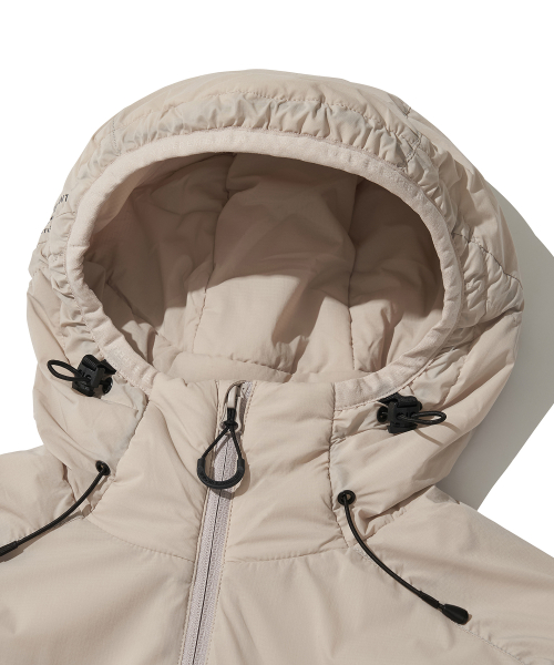 REFLECTIVE STITCH PRIMALOFT INSULATION JACKET_CREAM_WOL093