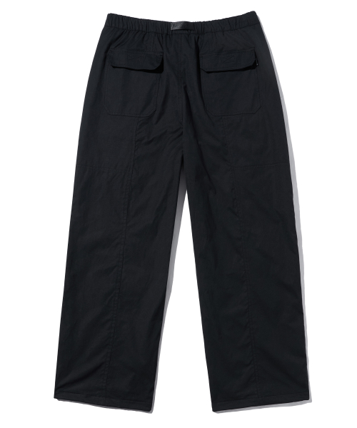 STM NYLON LINE PANTS - BLACK
