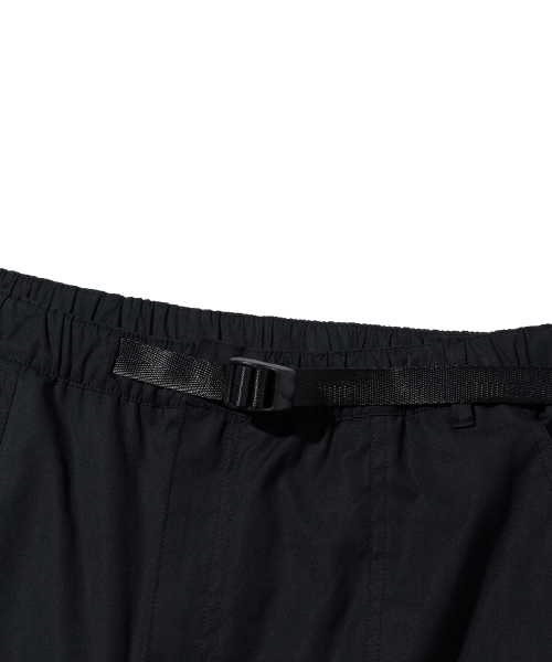STM NYLON LINE PANTS - BLACK