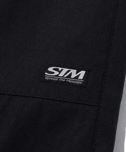 STM NYLON LINE PANTS - BLACK
