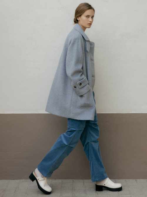 Coduroy one-tuck cargo pants (2color)
