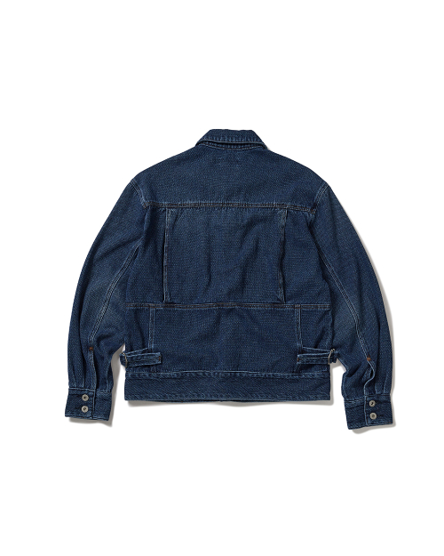 Sphinx denim short trucker jacket / Canvas indigo