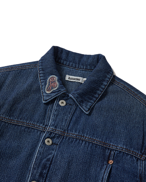 Sphinx denim short trucker jacket / Canvas indigo