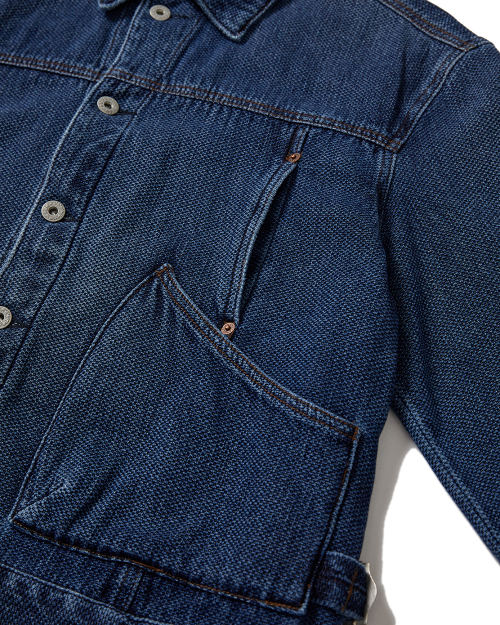 Sphinx denim short trucker jacket / Canvas indigo