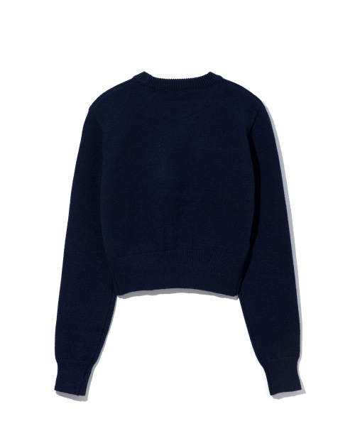 Break Heart Crop Knit_ 3color