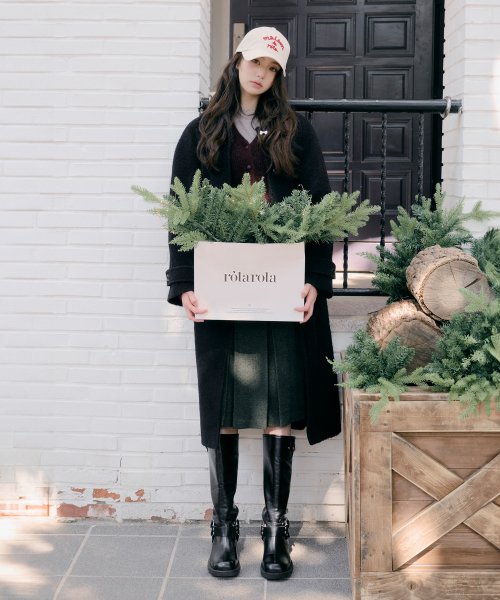 ALPACA WOOL SINGLE COAT BLACK (выбор Чан Вонён)