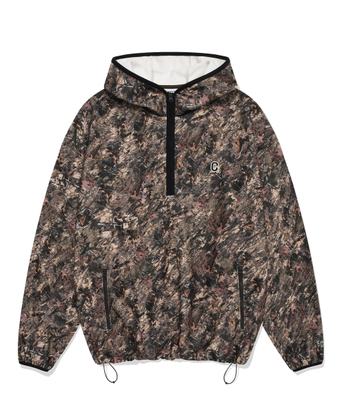 Флисовый оверсайз анорак с логотипом C Camo