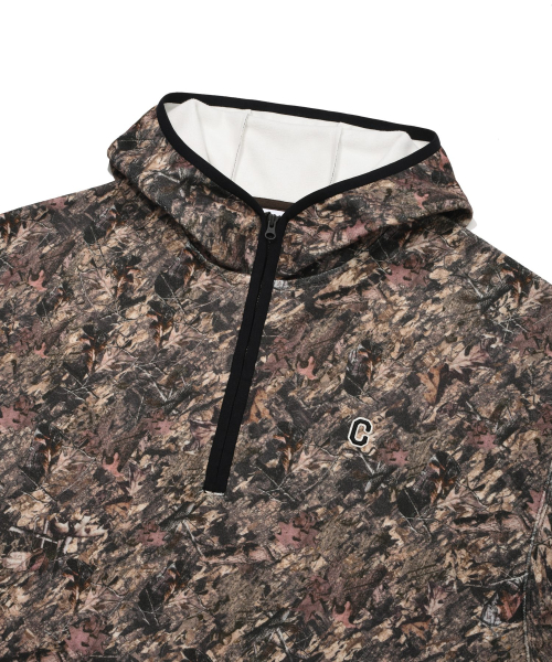 Флисовый оверсайз анорак с логотипом C Camo
