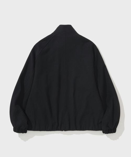 WOOL HARRINGTON куртка (чёрный)