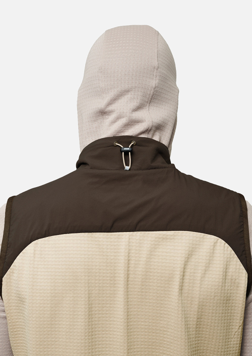 Racing Polartec Power Grid беговой жилет мужской (Mild Brown)