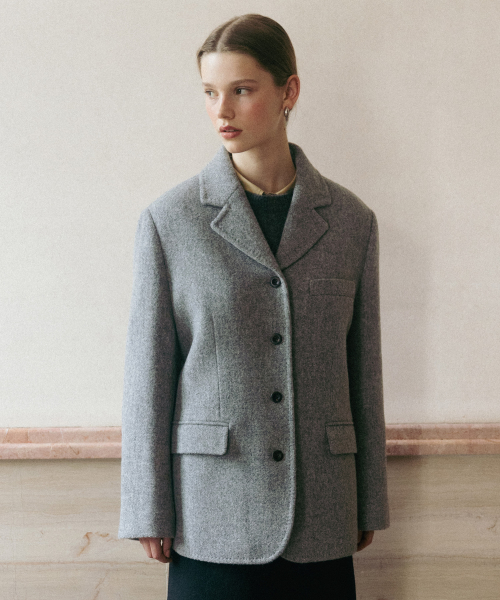[2COLORS] ALPACA WOOL JACKET