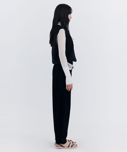 Рваный вязаный жилет Damage Knit Vest Black
