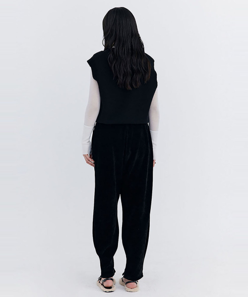 Рваный вязаный жилет Damage Knit Vest Black
