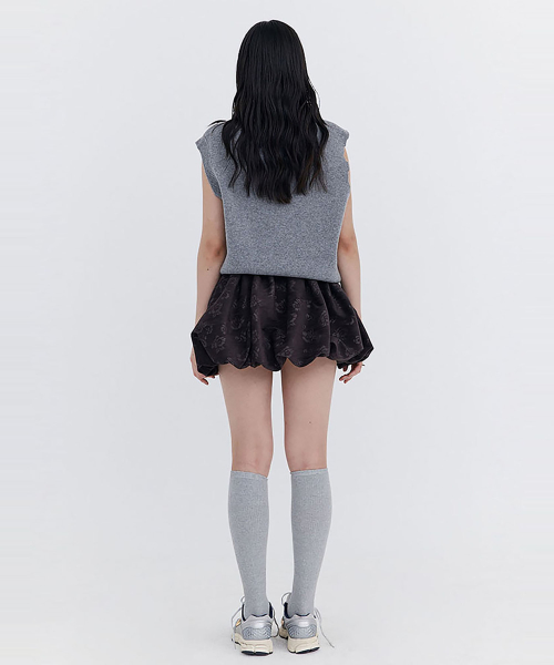 Damage Knit Vest_Grey (вязаный жилет с рваным эффектом)