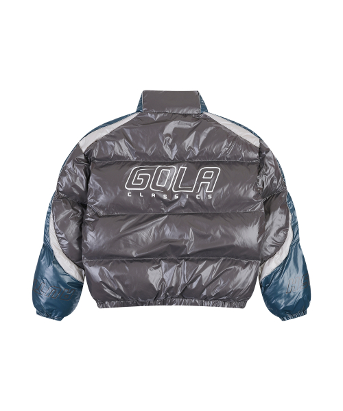 ACTIVE BLOCK PADDED JUMPER [CHARCOAL]