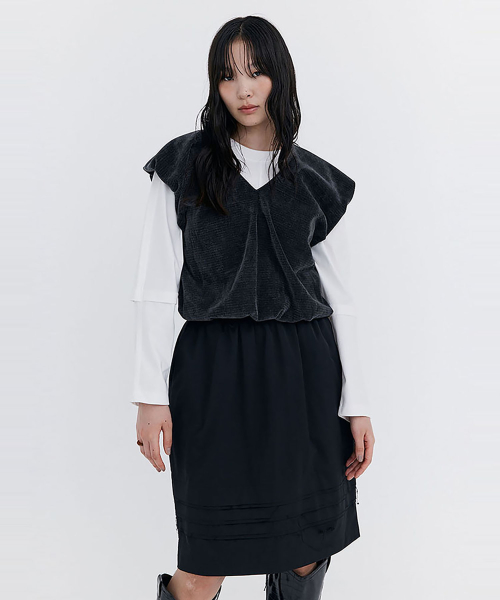 Жилет Corduroy Balloon Vest_Charcoal