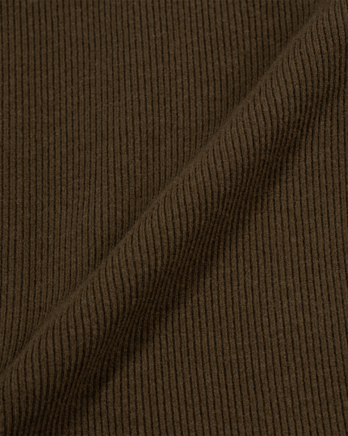 Худи на молнии с волнистой строчкой (KHAKI BROWN)
