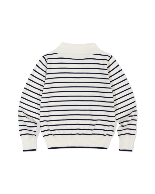 Sailor Stripe вязаный топ (WHITE)