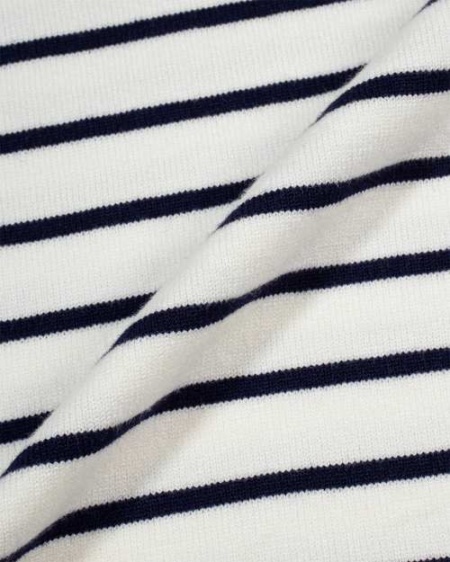 Sailor Stripe вязаный топ (WHITE)