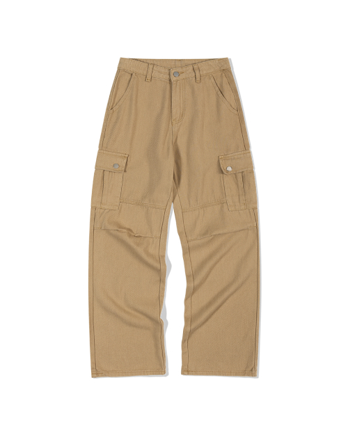 Thermal Wide Leg карго-брюки (BEIGE)