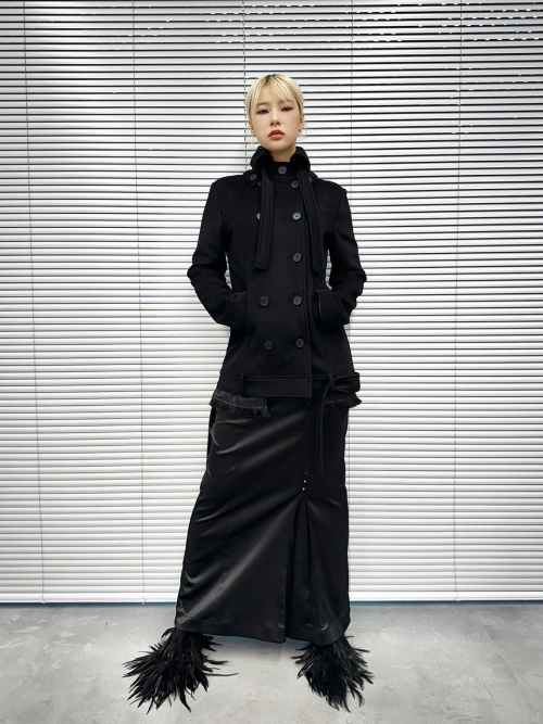 HIGH-NECK DOUBLE COAT