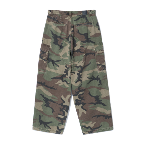 Stone Washed Cargo pants (Camo)