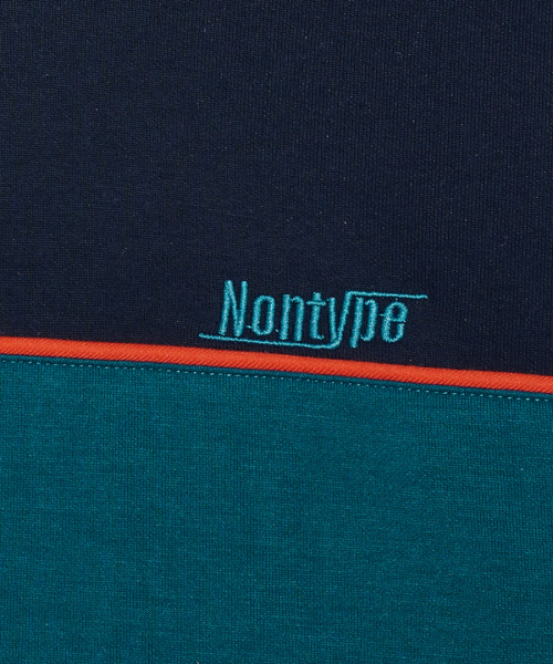 PANELED PIPING L/S PK T-SHIRTS (NAVY)