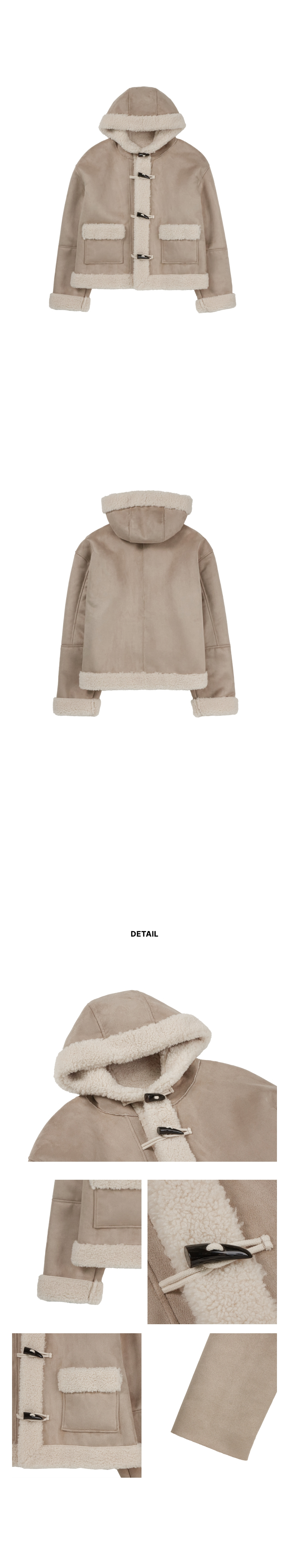 ★LEATHERY★ Mustang Hoodie Duffle Jacket (2色) MUSINSA | LEATHERY Mustang Hoodie Duffle Jacket [BEIGE]
