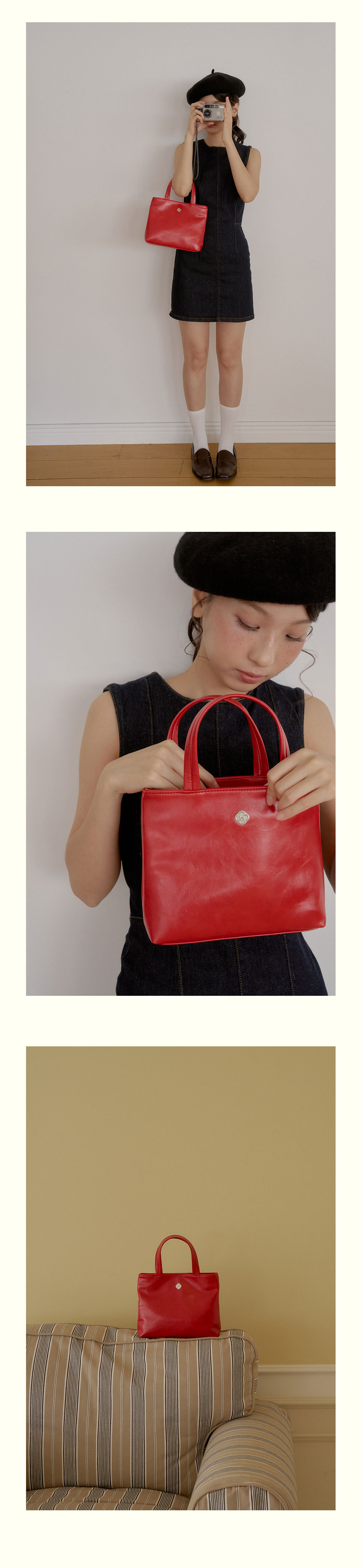 MUSINSA | HEEARI Marie Leather Tote Bag (8col)