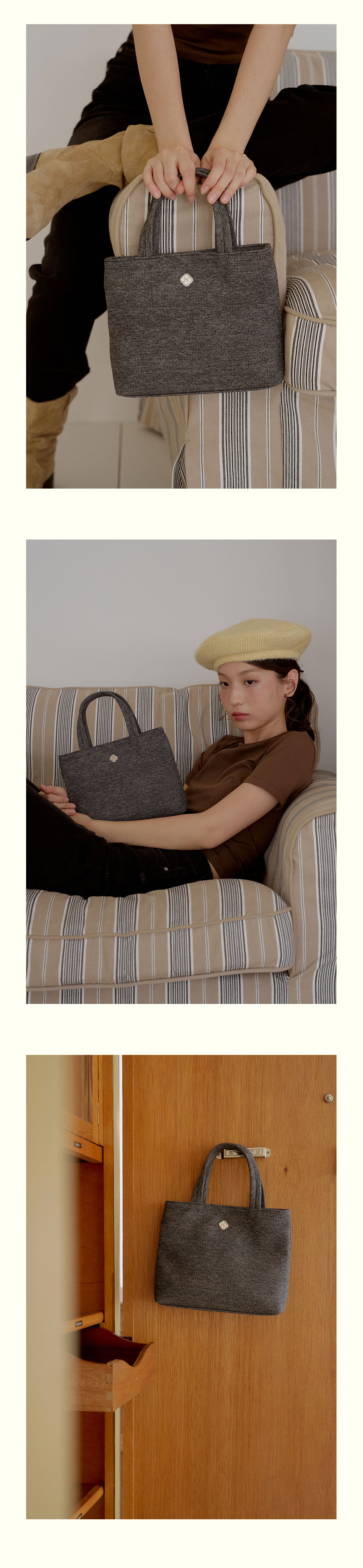MUSINSA | HEEARI Marie Leather Tote Bag (8col)