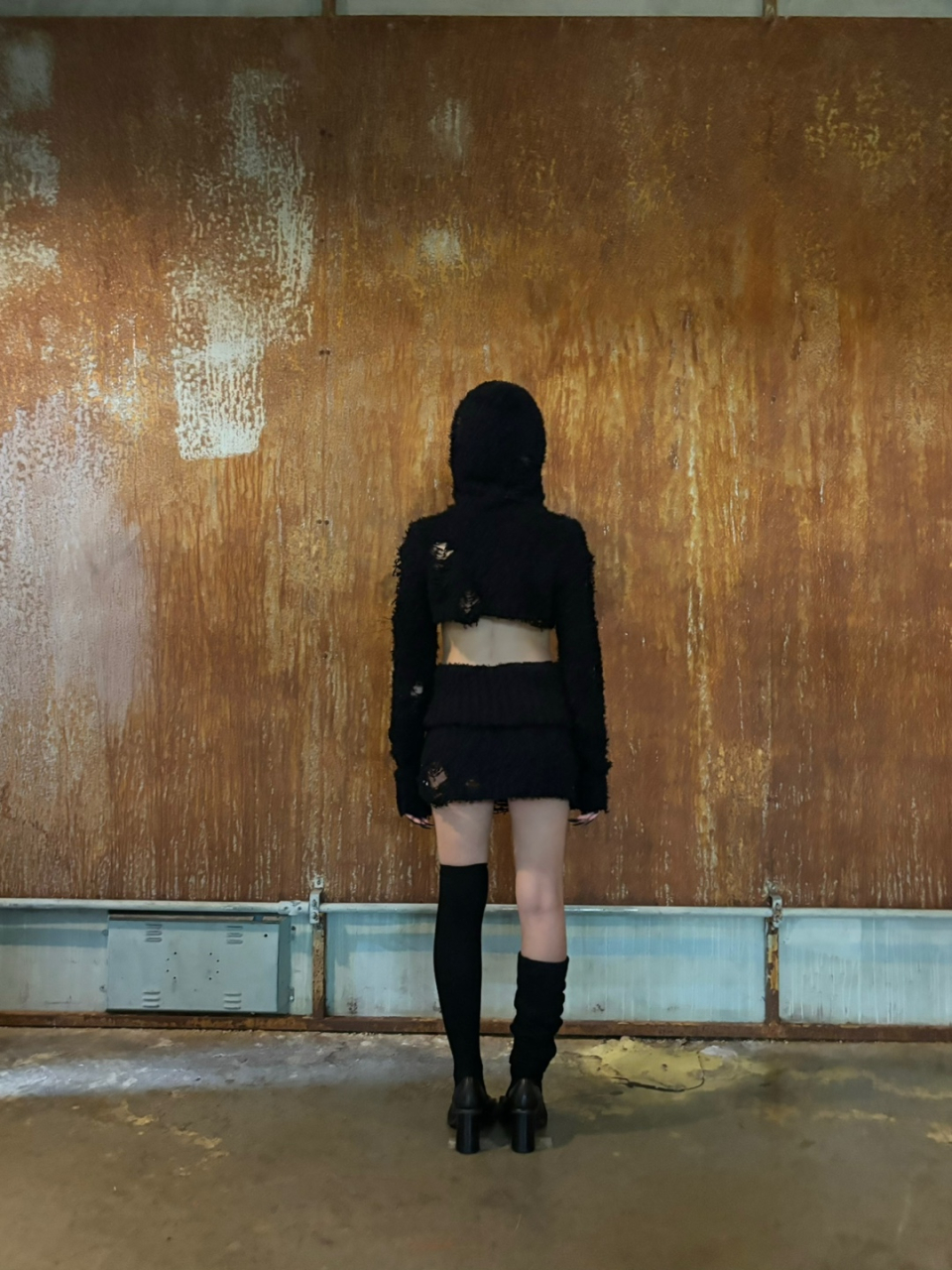 【BNFROM】From knit skirt MUSINSA | BNFROM From knit skirt (Black)