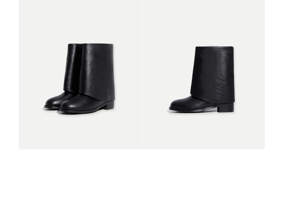 ◆KOMOREBI MUSEUM◆ Handmade rare layer middle boots KM274 MUSINSA | KOMOREBI MUSEUM KM274 Handmade Rare Layer Middle Boots