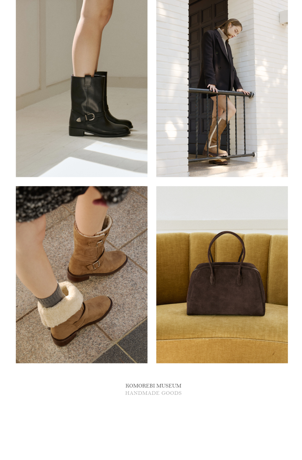 ◆KOMOREBI MUSEUM◆ Handmade rare layer middle boots KM274 MUSINSA公式 | KOMOREBI MUSEUM KM274 Handmade Rare Layer