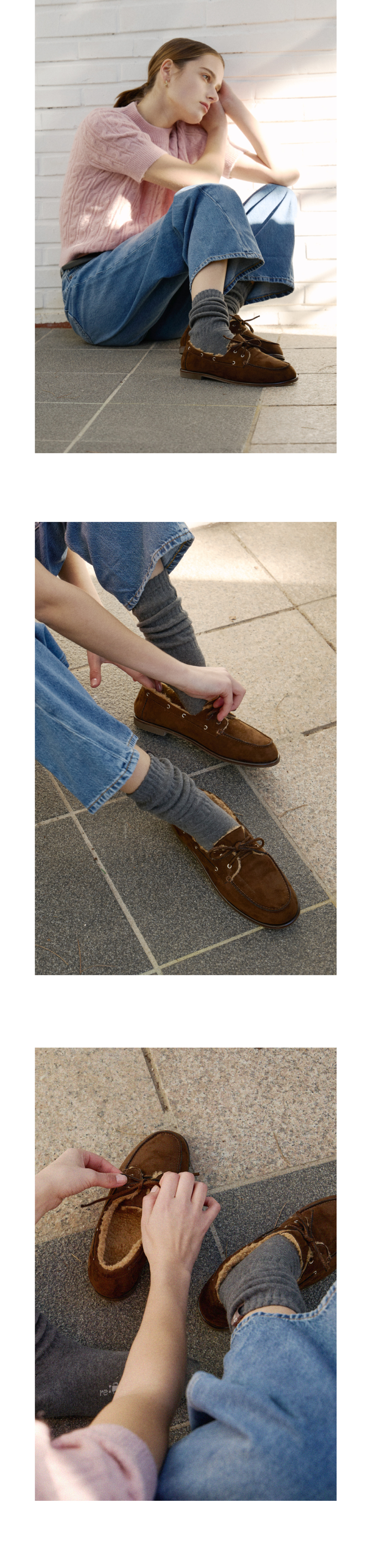 ◆KOMOREBI MUSEUM◆ Handmade suede lamb shearling snow ankle MUSINSA | KOMOREBI MUSEUM KM134 Handmade Lamb Shearling