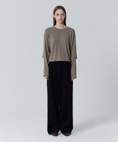 Classic Corduroy Slacks (Black)
