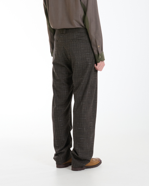 Hippies Pleated Trousers (Saul brown)