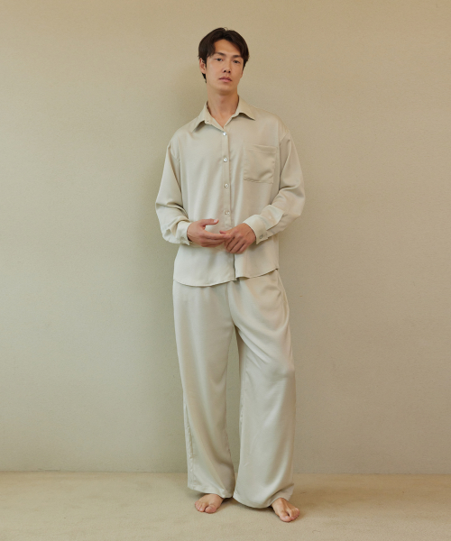 FIRST PAJAMA SET_ivory (men)
