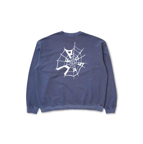 OVERDYED WEB SWEATSHIRT / NAVY