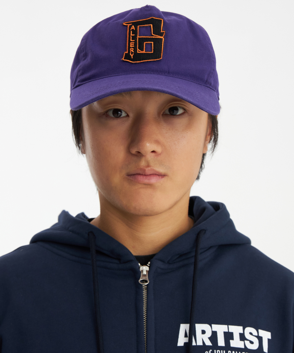 1011갤러리(1011 GALLERY) G Logo Tourist Cap - Purple