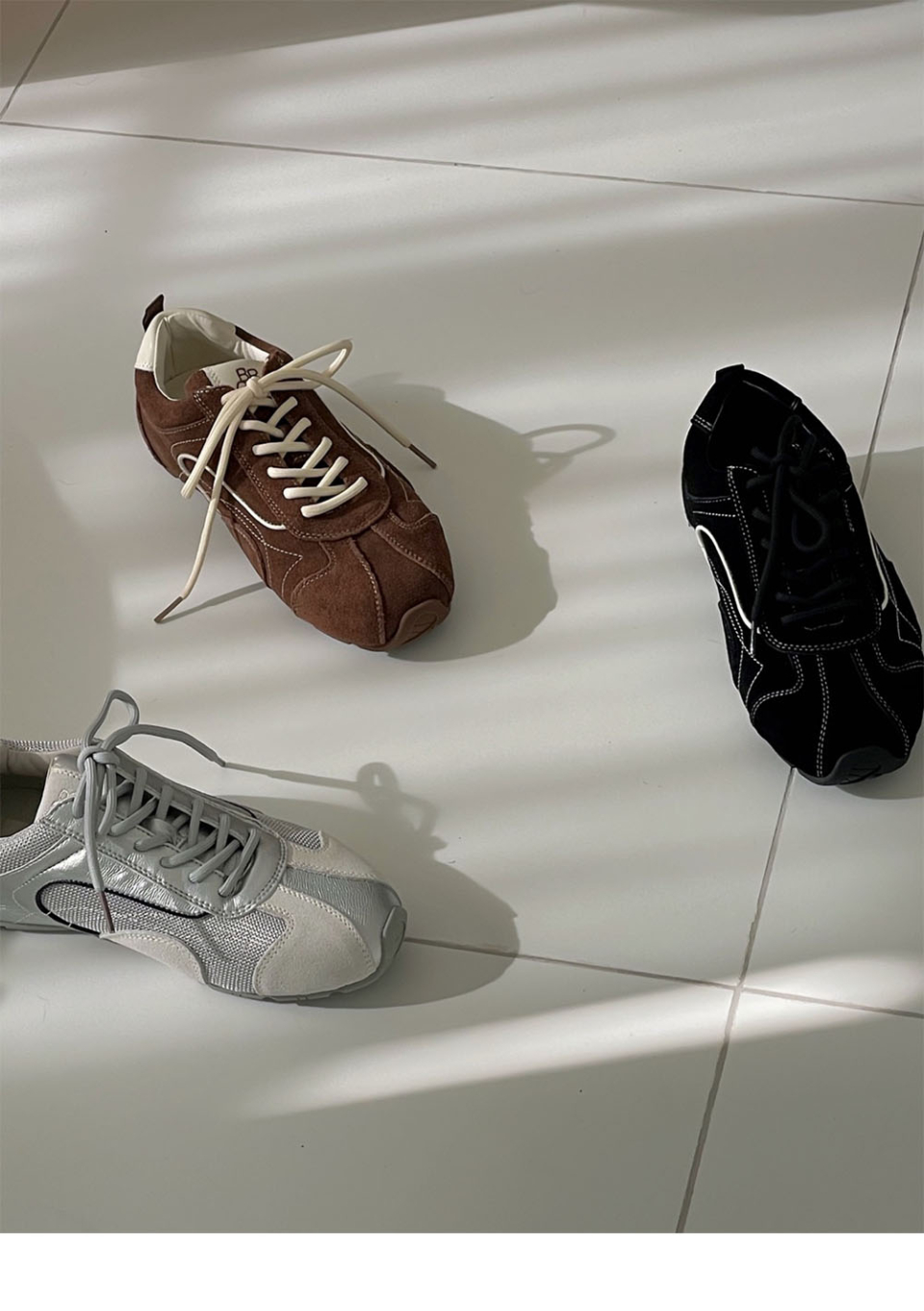 スニーカー [BYOTHERS] Murene leather sneakers : 3color BYOTHERS MURENE LEATHER SNEAKERS 🚨LIMITED SALE🚨 Available