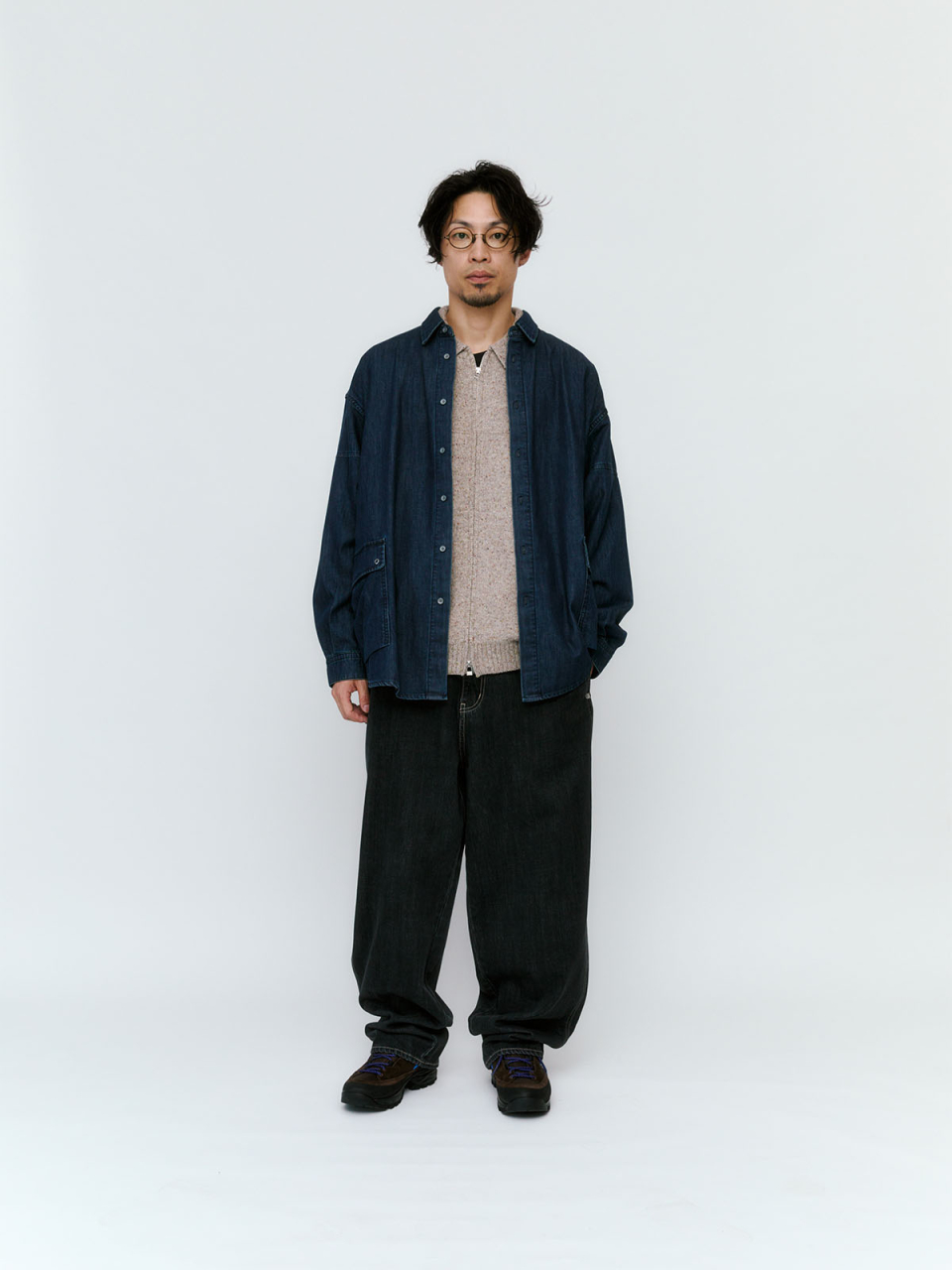 アウターその他 NEITHERS GARDENER DENIM L/S SHIRT JACKET (WASHED BLUE) Gardener Denim L/S Shirt Jacket (Washed Blue), NEITHERS
