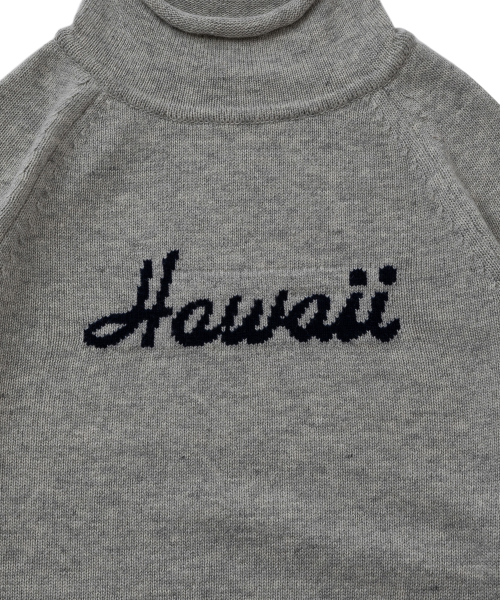 HAWAII оригинальный логотип MOK вязаная (теплый серый)