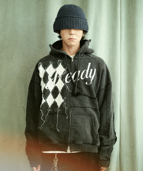 Худи Dia-Patch Ready Washed_BK