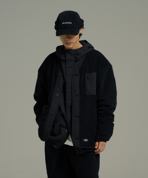Флисовая куртка-кардиган Polartec (Black)