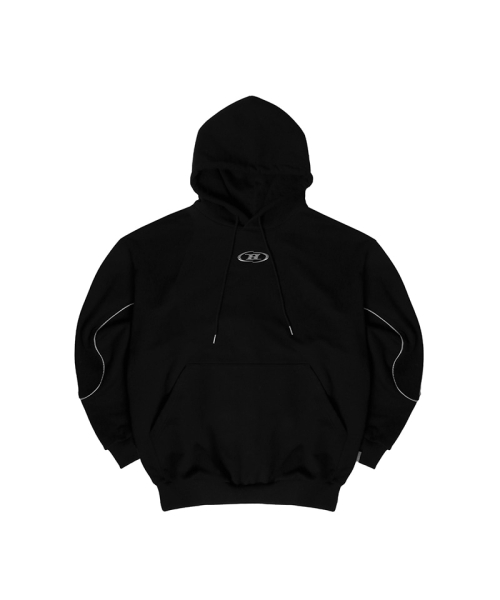 BIG CHROME REFLECTIVE LINE худи [чёрный]