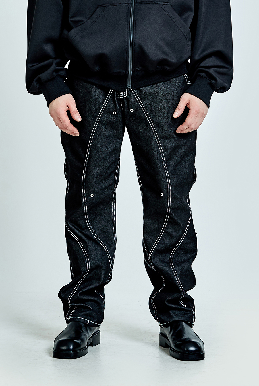 51PERCENT ■ TUNNEL LINING TROUSER (DENIM) 2024101611455869991293640670f2