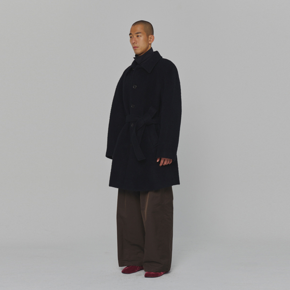 AMOMENTO ALPACA RAGLAN COAT アモーメント Alpaca Raglan Coat Brown | Shelter